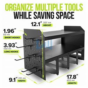 [Hot Item] Sturdy Power Tool Storage Wall Hanger Electric Drill Stand Handheld and Power Tool Storage Rack Drilling Storage Rack
