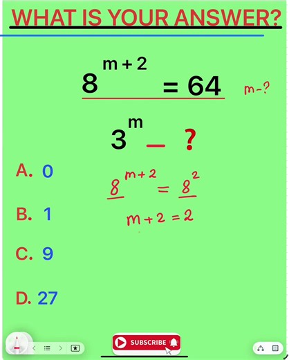 WHAT IS YOUR ANSWER #math #education #tiktok #fun #viral