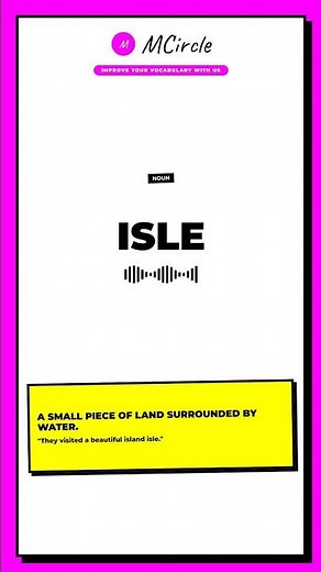 Learn English: What is Isle? | Vocabulary Shorts