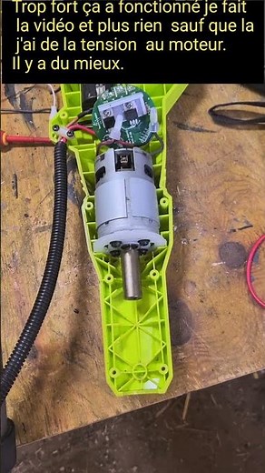 Réparation d'une débroussailleuse Ryobi 18v hs #ryobi