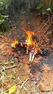 burning Barbie Doll official#01