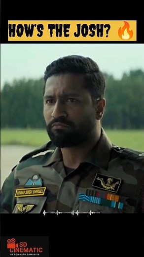 "How’s The Josh? 🔥 | Vicky Kaushal’s Iconic URI Scene | #motivational #army#shorts #trending #viral