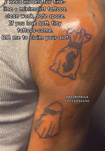 Model Call for Fine-Line Minimalist Tattoos