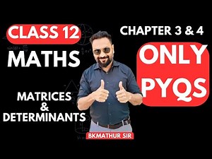 Class 12 Chapter 3 and 4 Matrices and Determinants PYQs #class12 #maths #matrices #determinants 🔥