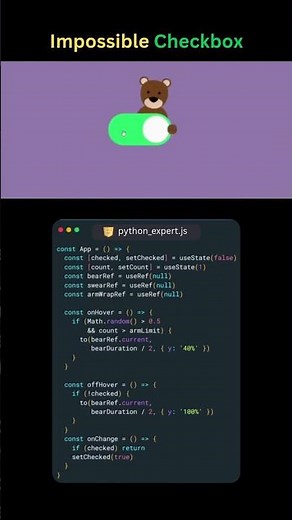 Impossible Checkbox: Mind-Blowing JavaScript Coding! #shorts #coding #coding #programming #checkbox