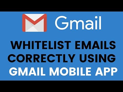 How To Whitelist 📩 Emails Using Gmail Mobile App Correctly 👍
