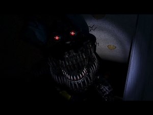 1 Hour of FNAF 4 Ambience Interrupted by Nightmare’s Laugh