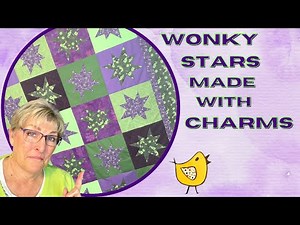 A Wonky Star Quilt Pattern ~ With Charm Packs