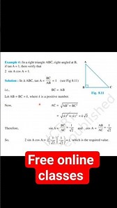 Class 10 Maths Chapter 8 Introduction to TRIGONOMETRY Example 4 #mathshorts #mathstricks