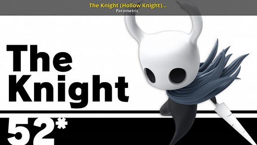 The Knight (Hollow Knight) Deluxe Mii Costume Mod for Super Smash Bros. Ultimate | SSBU Mods