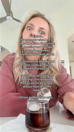 started recording my meetings and actually know what’s going on for once