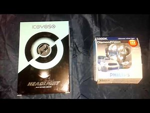 Led Koyoso 6000K Vs Philips Diamond Vision 5000K