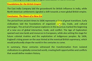 I. INTRODUCTION: - • From ancient times to 1492 • Advent of the...