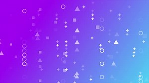 Triangle Circle Digital Geometric Shape Animation. Abstract Geometric Shape Animation.