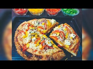 HOME MADE DOUBLE CHEESE PIZZA