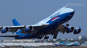 ✈️ GREAT ENGINE SOUND - Silkway West 747 RB211 Takeoff | HD Melbourne Aviation