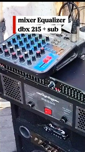 Equalizer dbx 215+sub mantap #tutorial #dbx #ceksound #setting #