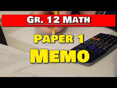 2024 - Gr. 12 Mathematics NSC Paper 1 (Revision)