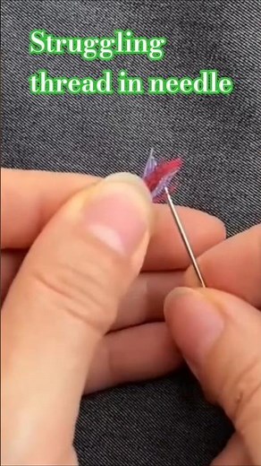 🔥 😱 Stop Struggling! Easiest Way to Put Thread in Needle Fast! 🧵 2025