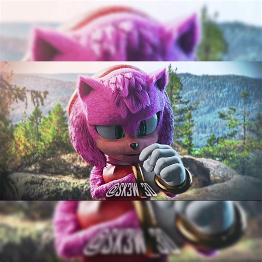 Kristen Bell as Amy Rose! Credits to sk3w_3d #fyp #amyrose #sonic #sonicmovie4 #kristenbell