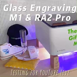 1.4K views · 3 comments | Have a quick look at xTool Pre-preparation. In the Live Stream, you will get: Engrave with RA2 Pro on Glass, Tumblers and even Rings Vinly Engraving for Bags, Shirts, Shoes, Socks and even Pillows Set reminder: https://bit.ly/3BeLtcT | xTool | Facebook