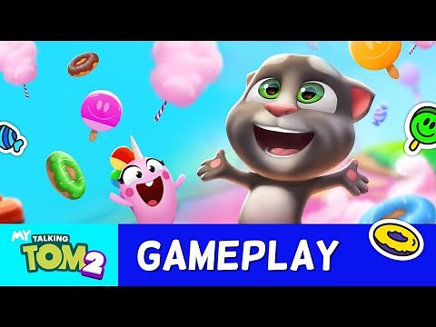 🍬 Candy Kingdom in My Talking Tom 2! 👑 NEW UPDATE Gameplay Trailer