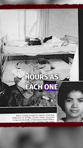 Hiding for hours while he killed her friends #truecrime #survival