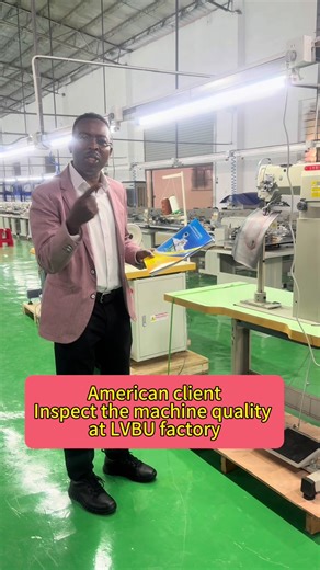 The real Chinese sewing machine factory you need has been inspected by American customers for you. China LVBU Pattern Sewing Machine Factory#Automatic pattern sewing machine for shoes