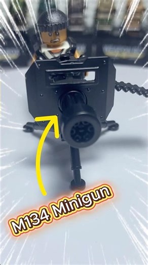 M134 Minigun Working LEGO Mechanism! 【MOC】