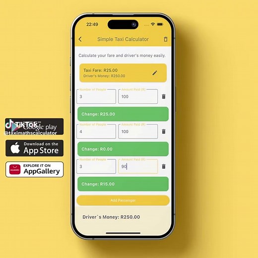 Struggle with tqxi maths and avoid the frontseqt like a plague ? we’ve all been there ! Download Taxi Mqths Calculator and be the hero of your next ride #taximaths #taximathssa #taxi #taxidriver #taxilife