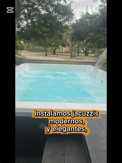 cambio tú espacio con un jacuzzi de lujo