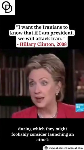 Hillary Clinton’s 2008 Warning to Iran: “We Will Attack If Israel Is Threatened”