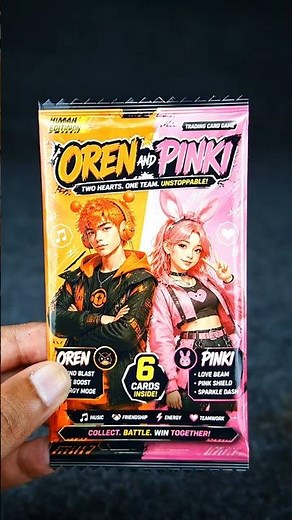Oren And Pinki Human Edition My Sprunki OC DIY Custom TCG Game Cards #diy
