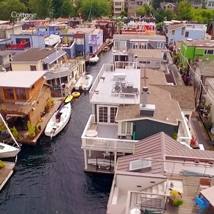In tonight's episode of My Floating Home, we follow Lee and Justine Oakley transform an old steel hull into a two-story floating house on the River Medway near Rochester, England. Would you live on a boat? A new episode of My Floating Home airs tonight at 9et/pt. | Cottage Life