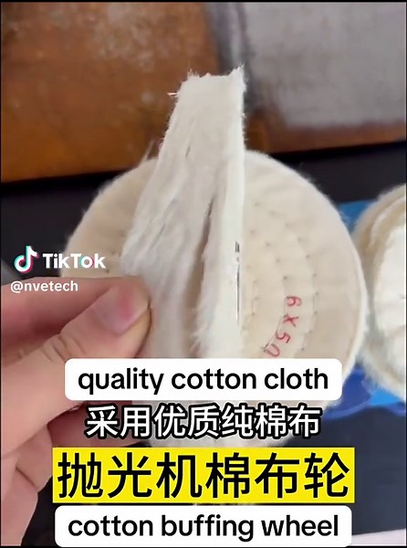 Achieve a Mirror Shine with Cotton Buffing Wheel