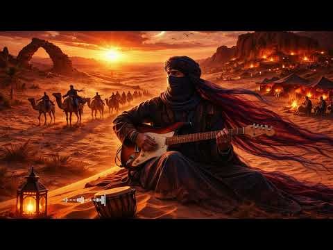 🔥 Hypnotic Tuareg Desert Blues 🎸 Tinariwen Style | Sahara Electric Guitar Nomad Vibes 🔥