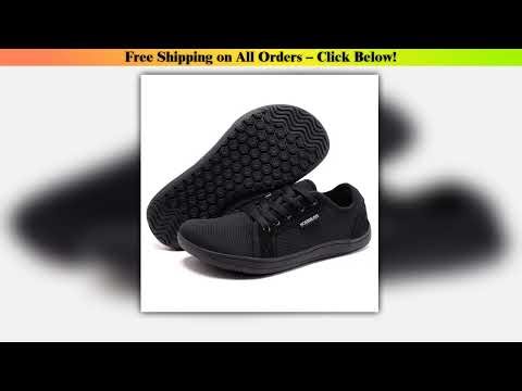 HOBIBEAR Unisex Wide Toe Barefoot Shoes for Men Women Outdoor Trail Running Minimalist Walking Shoe