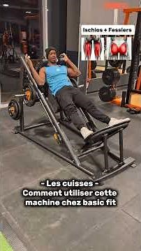 Machine pour￼ vos cuisses chez Basic fit