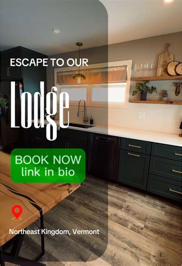 ❄️ Are you ready for a cozy winter getaway? ❄️ Picture this: a warm, modern lodge to come home to after a day on the mountain. Fireside evenings, twinkling lights, and space to truly relax. 📍 Just minutes from Burke Mountain, known for some of the best skiing and riding in Vermont, and close to Kingdom Trails, a world-class destination for winter fat biking, snowshoeing, and year-round outdoor adventure. Whether you’re chasing fresh powder, exploring scenic trails, or simply unplugging in Vermo