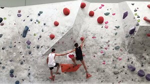 13K views · 311 reactions | Partner climb is up for tonight's ValenClimbs party Tue 14 Feb 4pm - 10pm. Climbed here by the lovely Jack Masel and Elizabeth Chong PROGRAM - 15 new RED boulders. - Chocolate coated strawberries. - Terrible puns and love songs playlist. - Raffle for Heart Foundation - Lucky door prize 1 mth membership. - @vejoes from 5pm. - Refreshments at 8pm. Entry as normal. #partnerclimb #partnerclimbing #friendclimb #friendproblem | 9 degrees Alexandria | Facebook