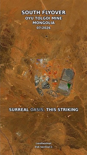 Oyu Tolgoi Mine - Mongolia - 2026-07-12 #shorts