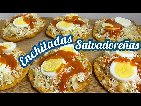 Como hacer ENCHILADAS SALVADOREÑAS *DE PUEBLO* recordemos viejos tiempos