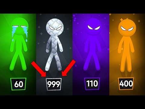 Stickman Party (PRO) - Tournament Mode 123 4 Players Random - MiniGames Gameplay