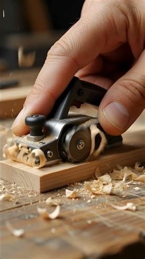Miniature Electric Power Planer - Wood Shaving Test 🪵🪚