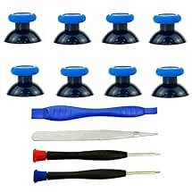 CDHKOZ 8PCS Replacement Thumbstick for Xbox one S/X/Elite Controller, Joysticks Repair Kit for Xbox Series X & S Controller, Custom Analog Thumb Sticks Parts for Xbox Core Controller (Black Blue)