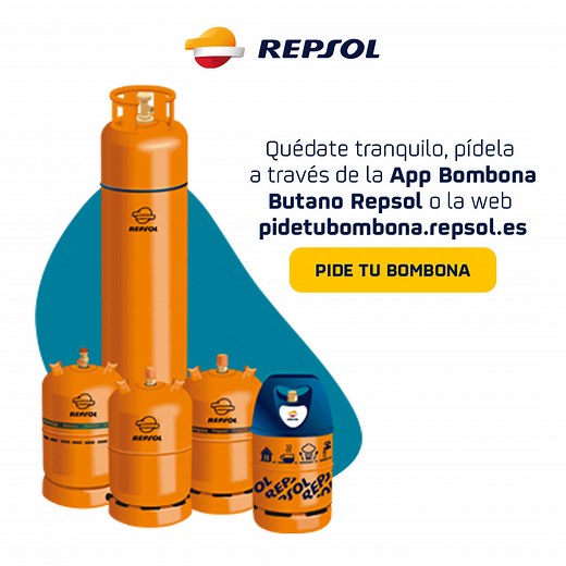 Realiza el pedido de tus bombonas Repsol. Con un solo click, online. | REPSOL