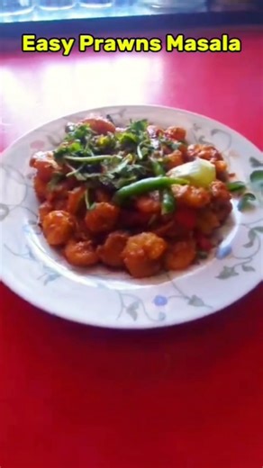 Easy Prawns Masala at Home 🤤 | Quick & Spicy Shrimp Curry