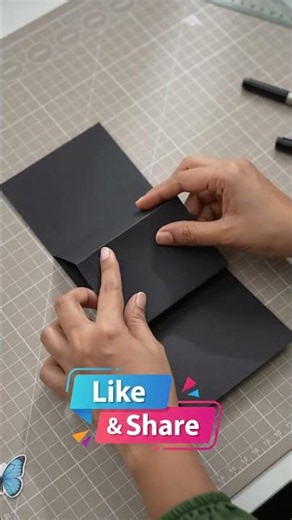 DIY Cute Birthday Card 🎂💙 | Easy Handmade Birthday Card Idea | Surprise Card Tutorial #Shorts
