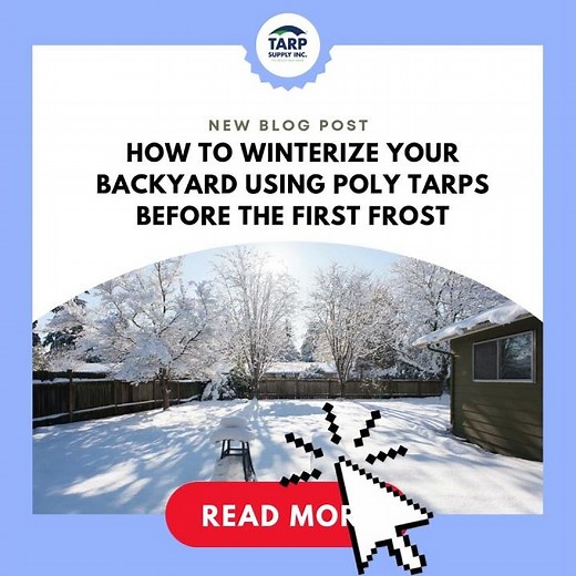 How to Winterize Your Backyard Using Poly Tarps Before the First Frost