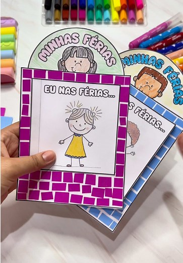 Minhas Férias: Atividade Interativa para Crianças